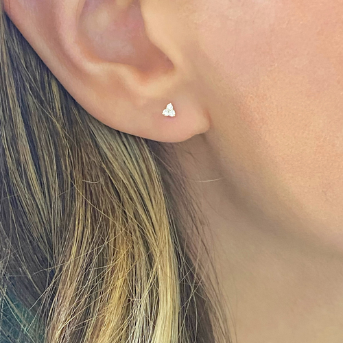Mini Trilogy Cluster Stud Earrings