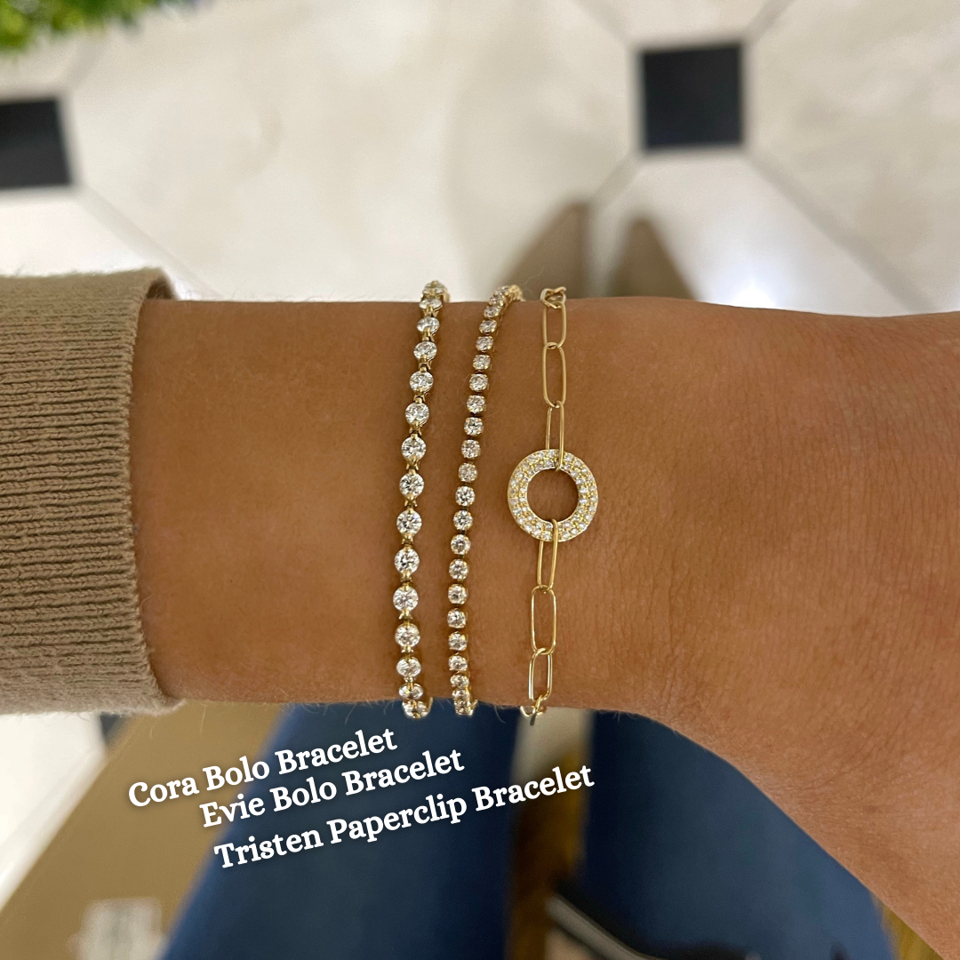Tristen Paperclip Bracelet