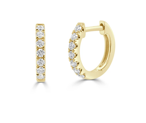 Gigi Diamond Huggie Earrings