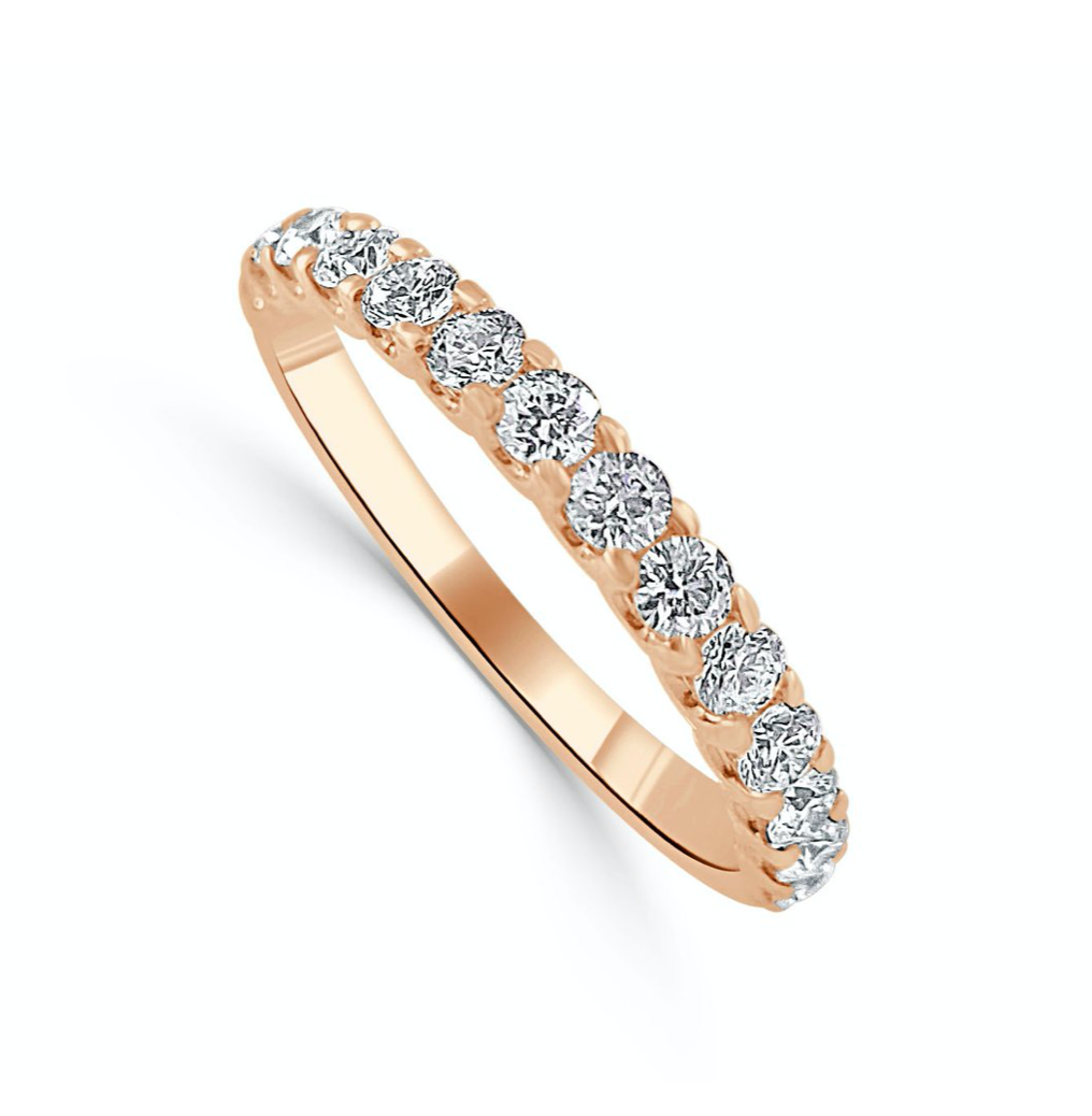 Austin Large Common Prong Diamond Band RG