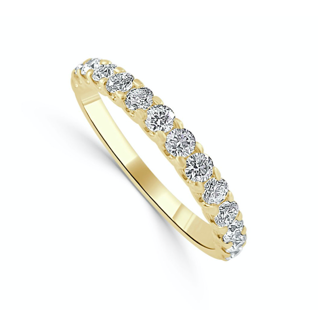 Austin Large Common Prong Diamond Band YG
