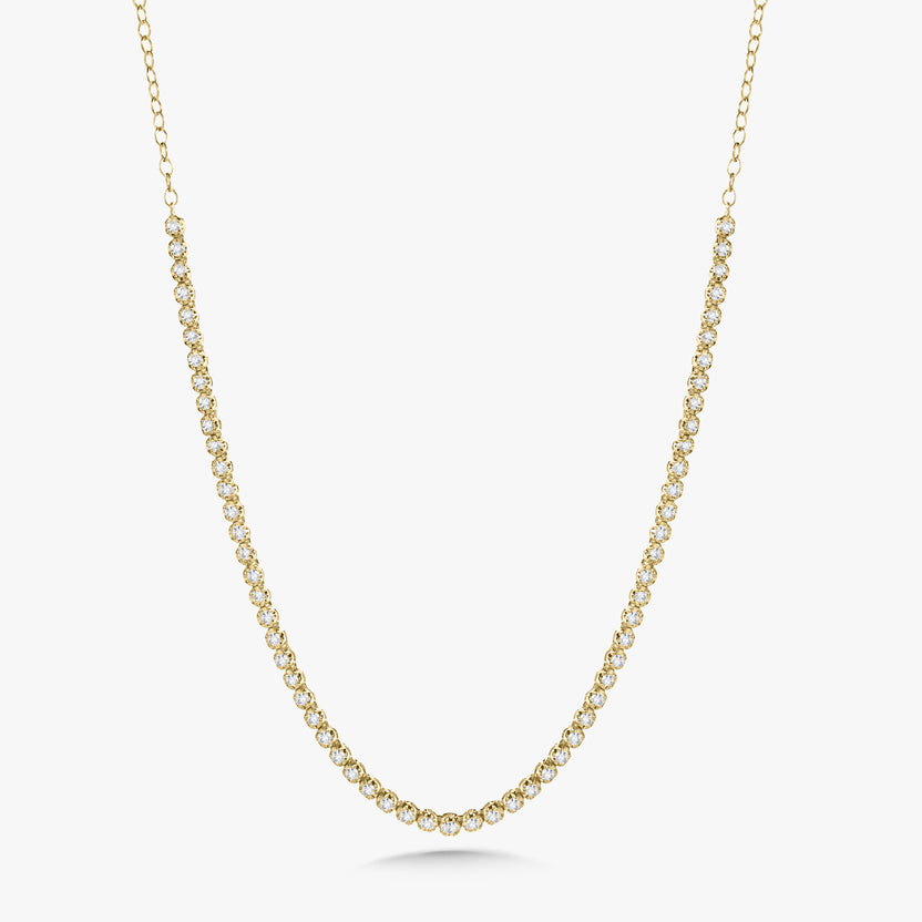 Everleigh Adjustable Diamond Tennis Collar Necklace – RW Fine Jewelry