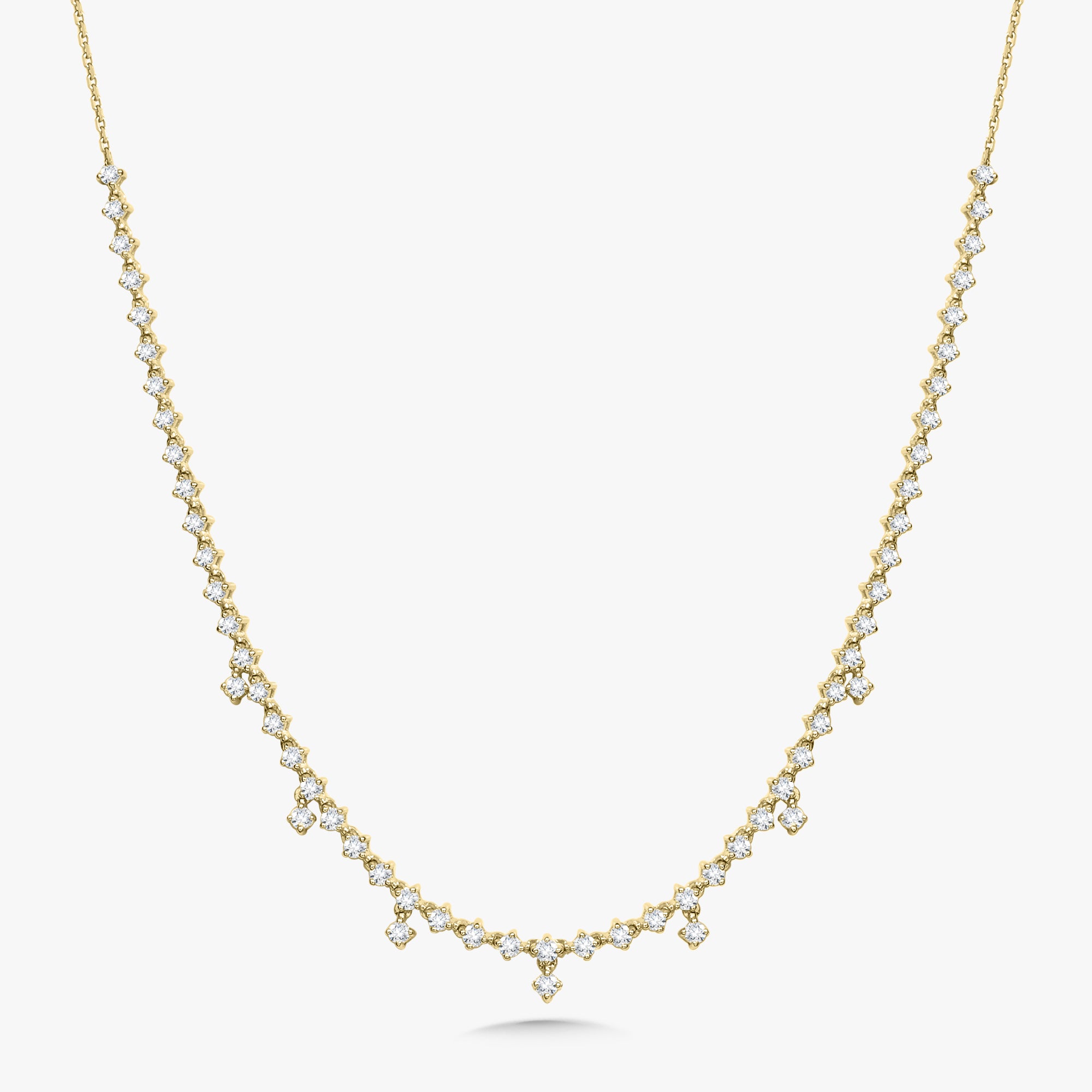 ネックレス・ペンダント wing bling 14kGP Dixie Square Chain Choker Necklace White Gold Square Cuban Link Choker Chain Necklace 16 & 18