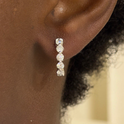 1.00 ct charlie huggie