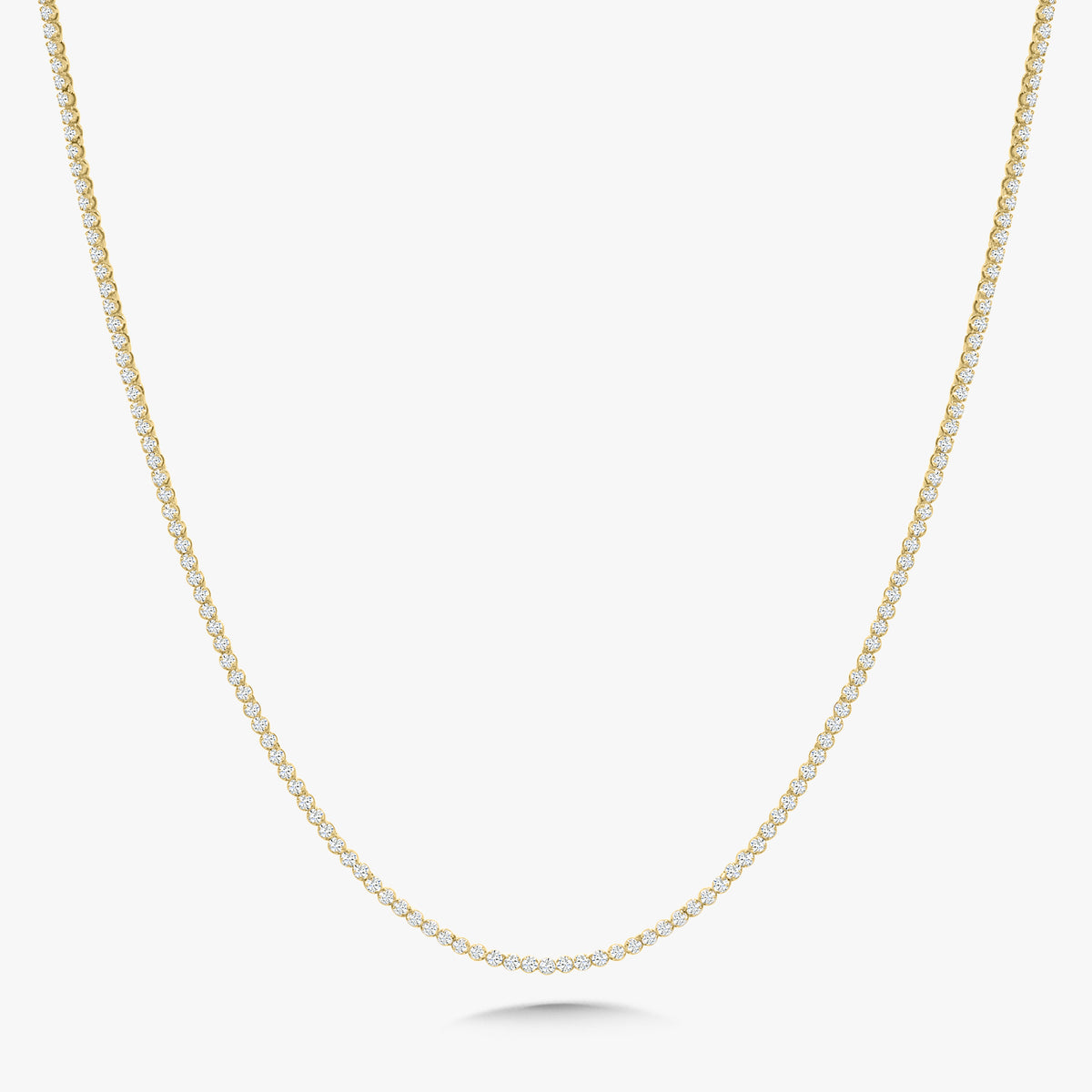 Buttercup Scalloped Diamond Tennis Necklaces
