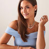 Guinevere Graduated Diamond Riviera Tennis Necklace 26.14 ctw
Jovana Graduated Illusion Set Diamond Tennis Necklace 8 ctw