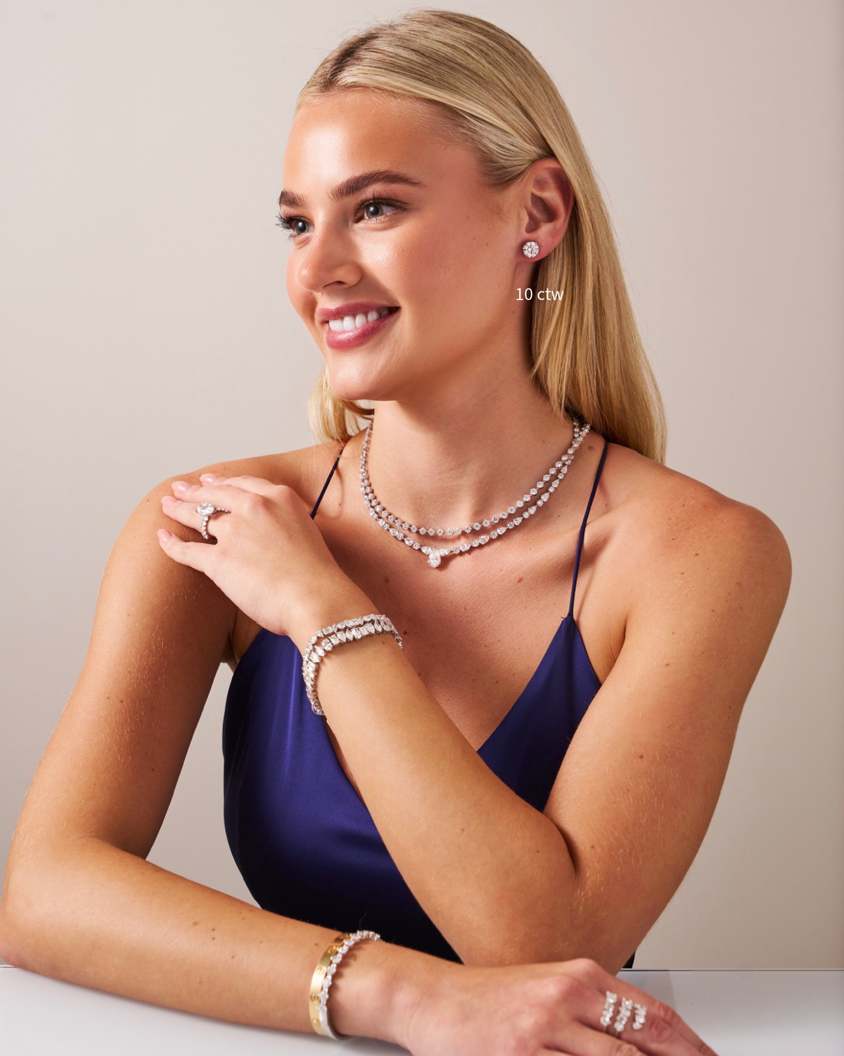 mamas Charlie Cloud®  tennis necklace, Kehlani Three Row Multi Mixed Shape Diamond Band 3.59 ctw, melrose necklace, Axel Multi Mixed Shape Diamond Tennis Bracelet 11.59 ctw, Nealie Multi Mixed Shape Diamond Tennis Bracelet 19.96 ctw, mamas bangle