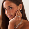 Guinevere Graduated Diamond Riviera Tennis Necklace 26.14 ctw
Jovana Graduated Illusion Set Diamond Tennis Necklace 8 ctw