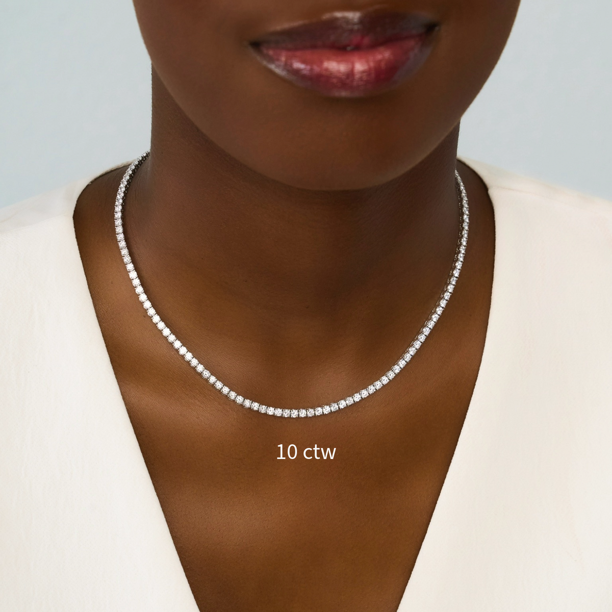10 ctw tennis necklace RW Fine