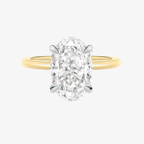 2.52 Oval Lab Grown Diamond Solitaire