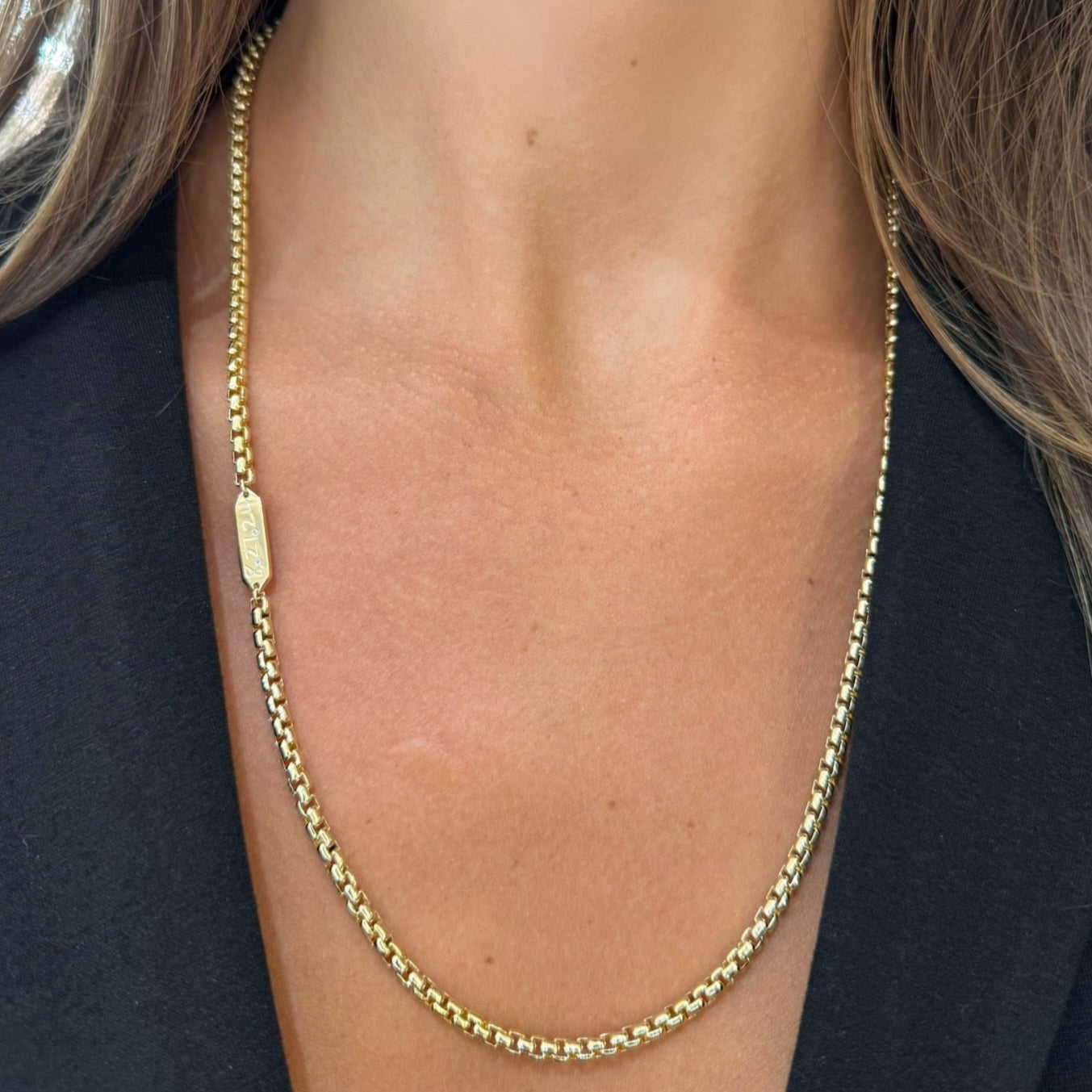 3.6mm Solid Round Box Chain – RWFJ