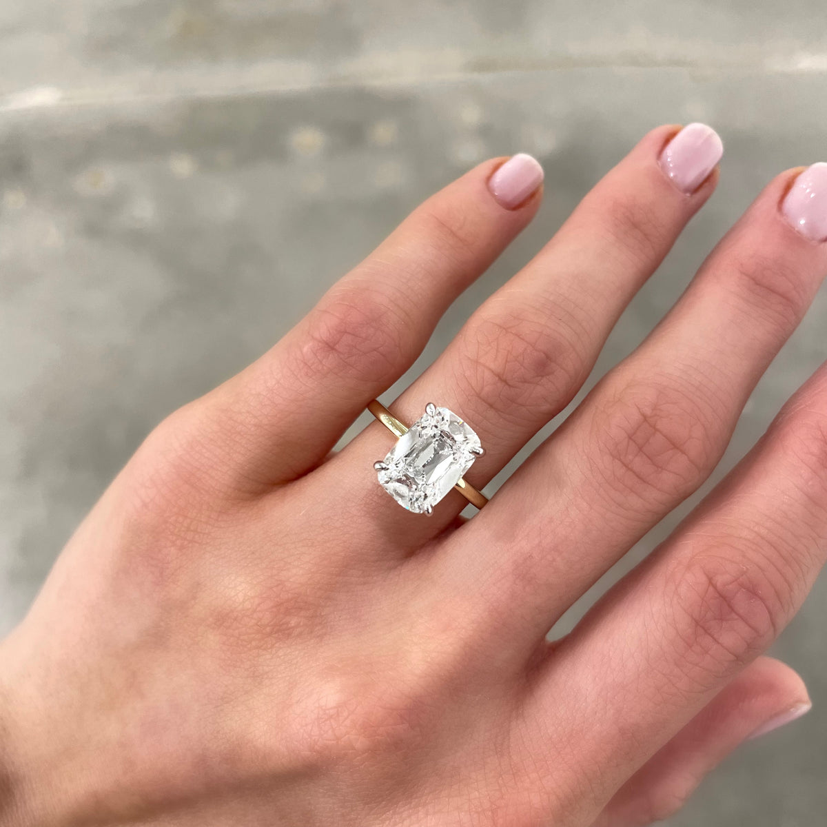 Elongated antique cushion cut discount