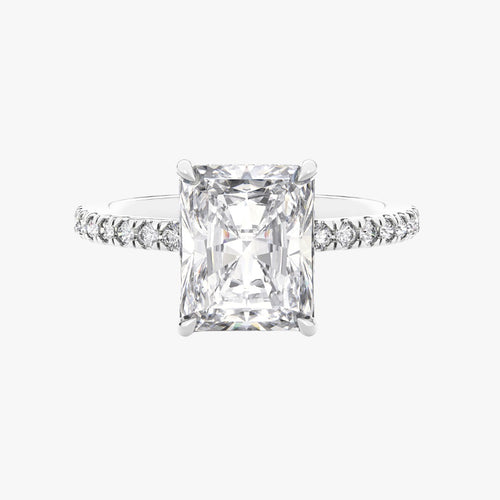 3.02ct Natural Cushion Diamond on a Solitaire