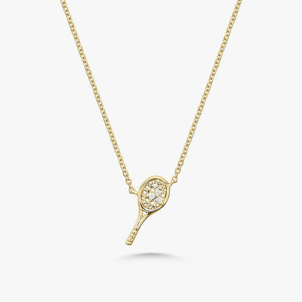 30 Love Tiny Tennis Racquet Necklace – RWFJ