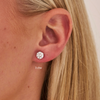 3 ctw diamond stud earrings