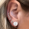 6 ctw WG diamond stud earrings