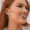 6 ctw emerald cut studs
