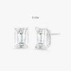 6 ctw emerald studs WG