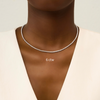 6 ctw tennis necklace