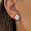 8 ctw stud earrings 