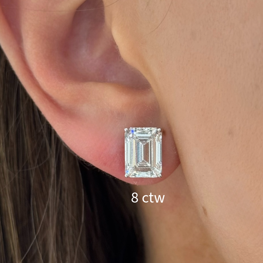 8ctwemeraldcutstuds