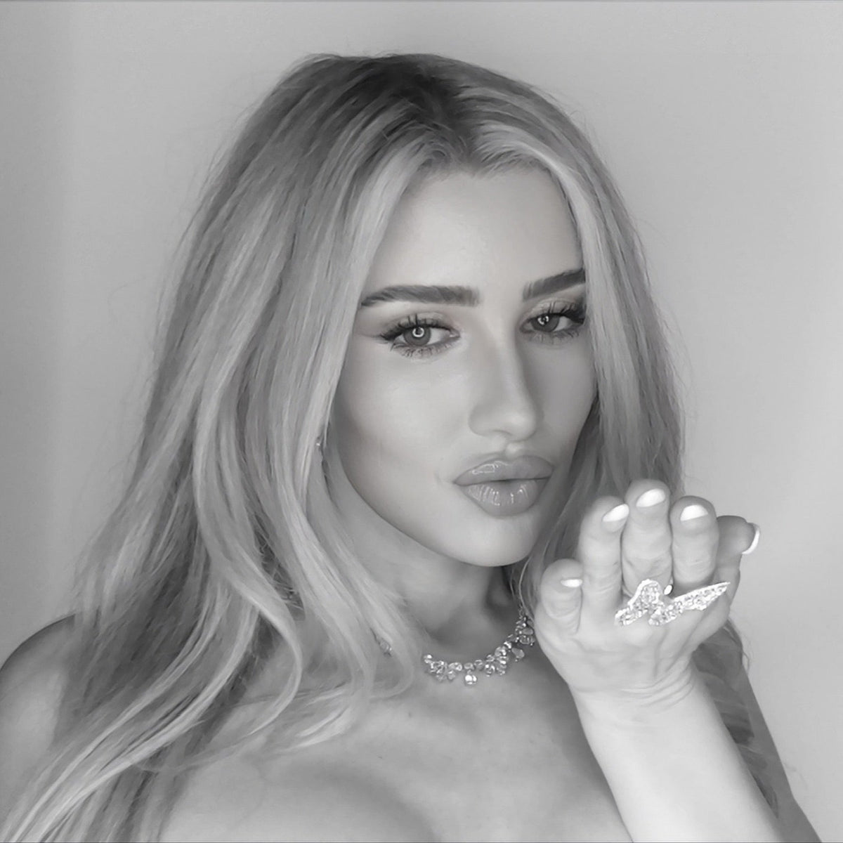 Acadia Asscher Cut Diamond Butterfly Cocktail Ring 5.51 ctw