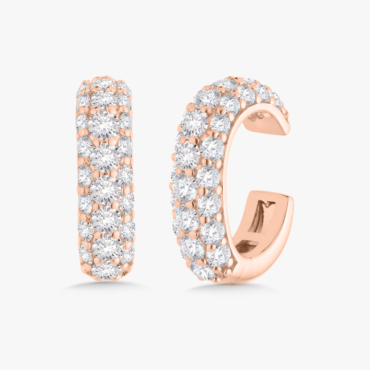 Adalyn Pave Lab Diamond Ear Cuff 1.74 ctw