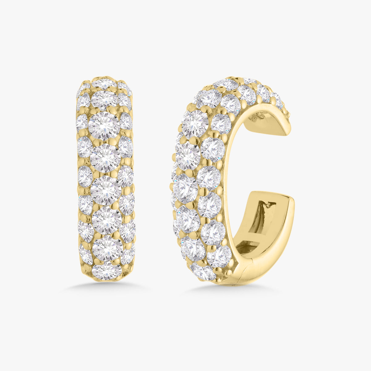 Adalyn Pave Lab Diamond Ear Cuff 1.74 ctw