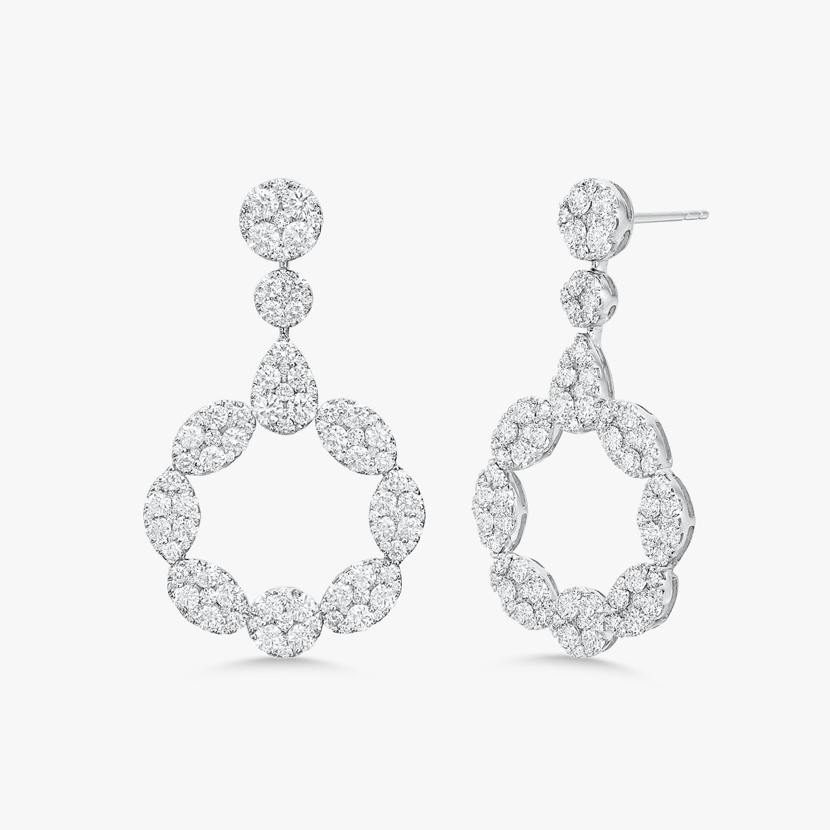 Adeline Diamond Dangle Earrings 4.43 ctw