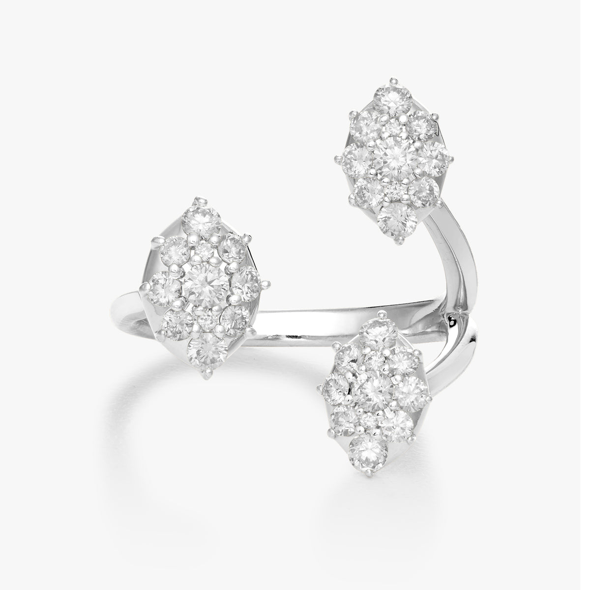 Alora Pave Cluster Ring