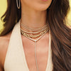 Amira Diamond Bezel Tennis Necklace with Removable Lariat 5.20 ctw, Muse Dangle Bezeled Diamond Adjustable Necklace 4.55 ctw, Nantucket Chunky Gold Adjustable Chain Necklace
Posie Charlie Cloud® Diamond Hoop Earrings 2.87 ctw,