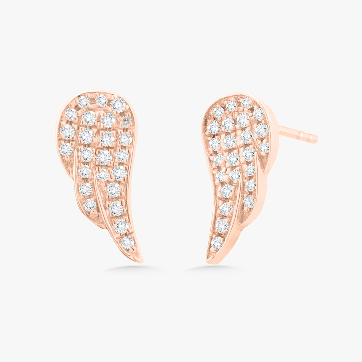 Angel Wing Stud Earrings