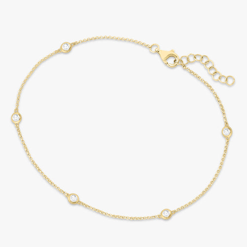 Laurel Diamonds By The Yard Anklet