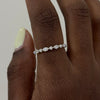 Ansley Alternating Marquis & Round Diamond Band