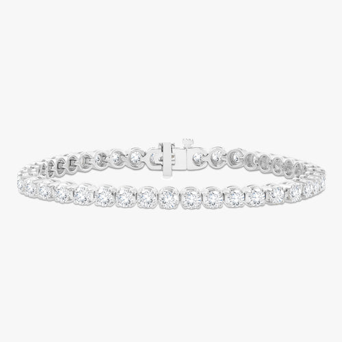 Buttercup Diamond Scalloped Tennis Bracelet