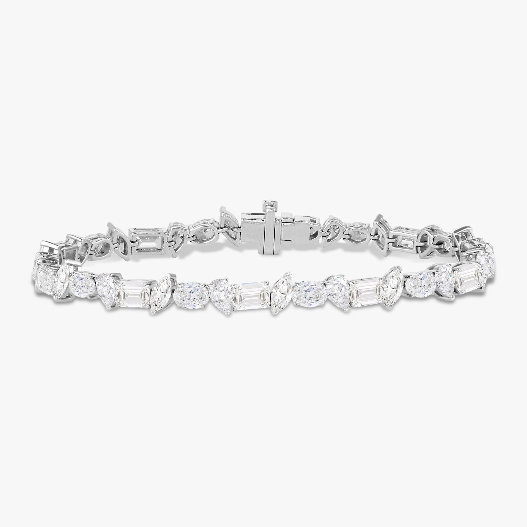 Axel Multi Mixed Shape Diamond Tennis Bracelet 11.59 ctw – RWFJ