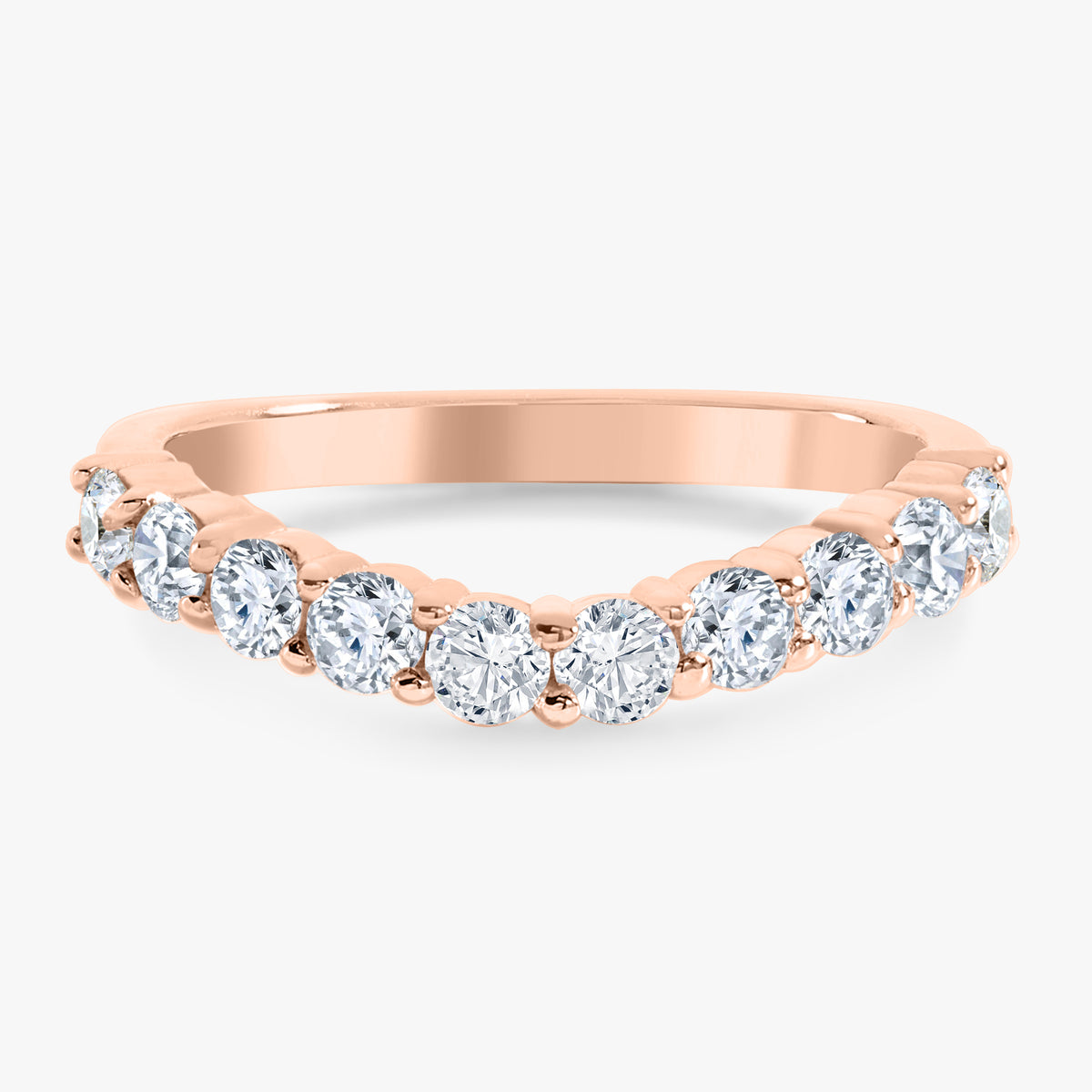 The Baby Georgie Band (Curved) 0.80 ctw