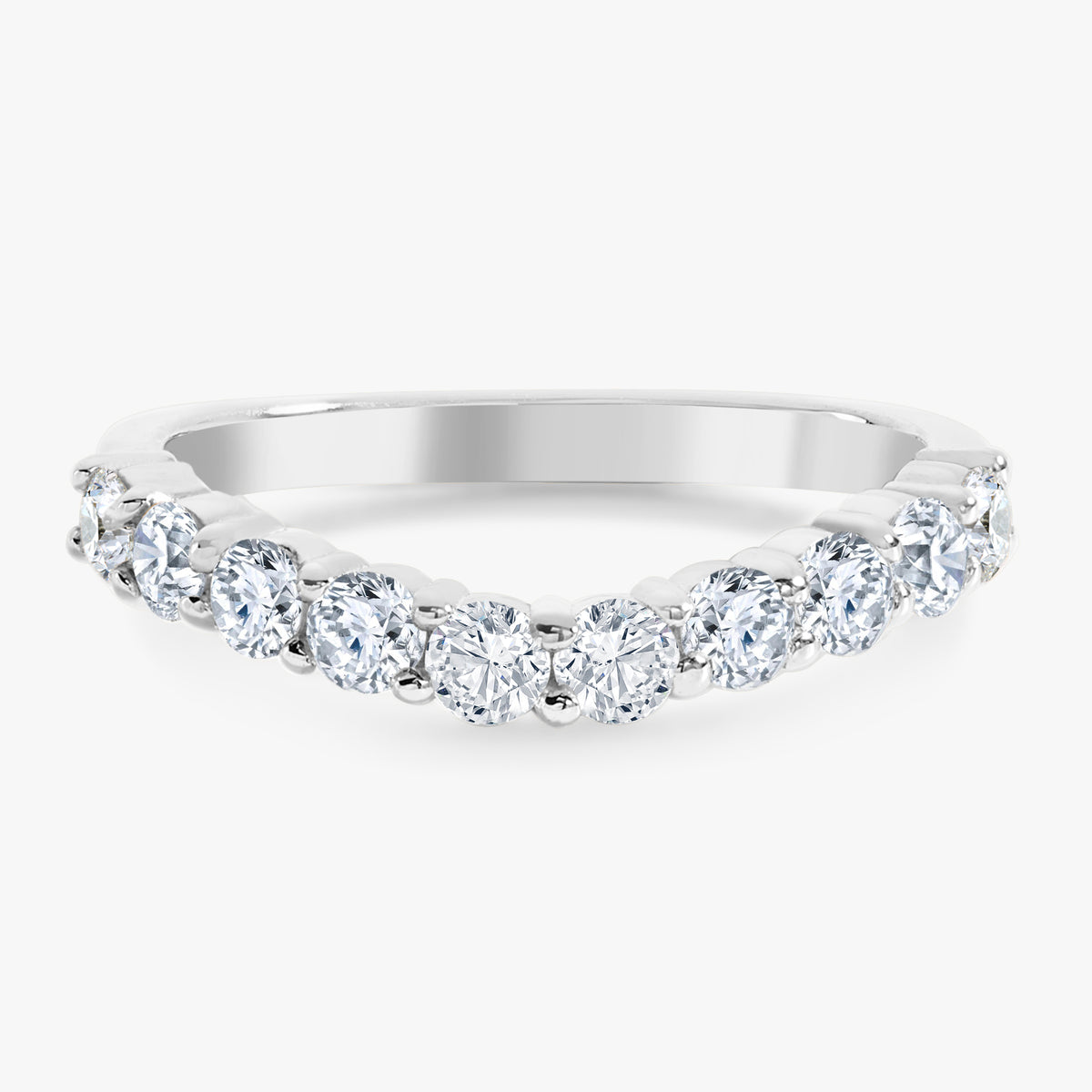 The Baby Georgie Band (Curved) 0.80 ctw