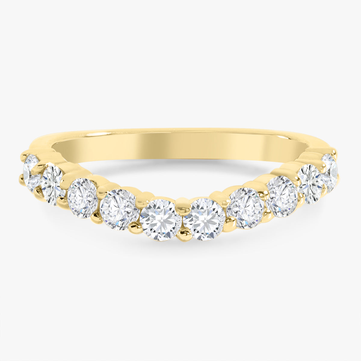 The Baby Georgie Band (Curved) 0.80 ctw