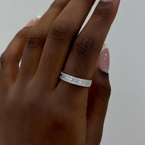 Baby Gianna Baguette Diamond Ring
