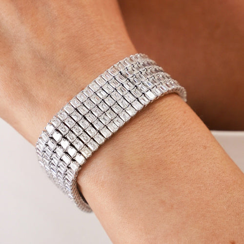 Baguette Diamond Bracelet WG