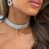 Baguette Diamond Choker Necklace
