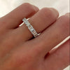 Best of Both Emerald Cut and Oval Eternity Band