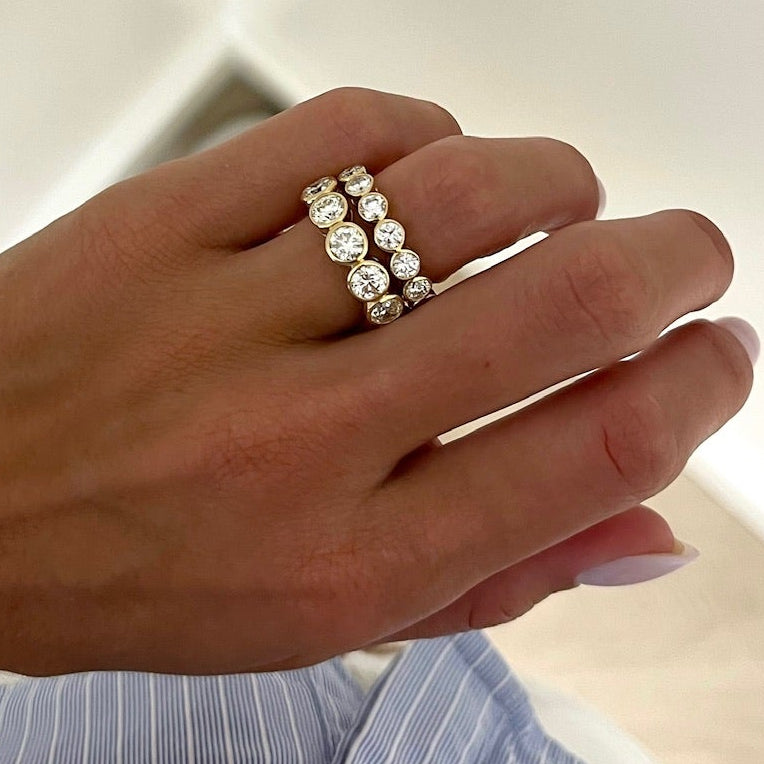 Mini Bixi Bezel Diamond Band 1.65 ctw