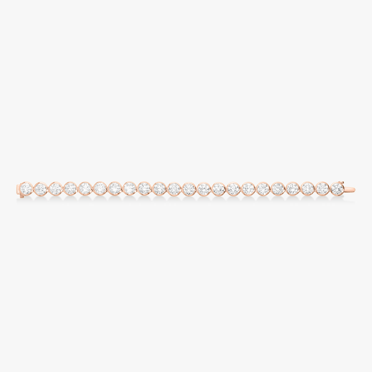 Bixi Bezel Diamond Tennis Bracelet 14 ctw & 22.89 ctw