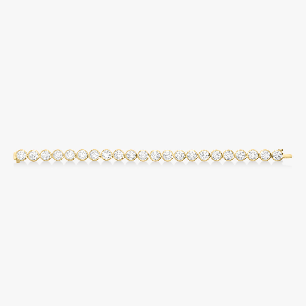 Bixi Bezel Diamond Tennis Bracelet 14 ctw & 22.89 ctw