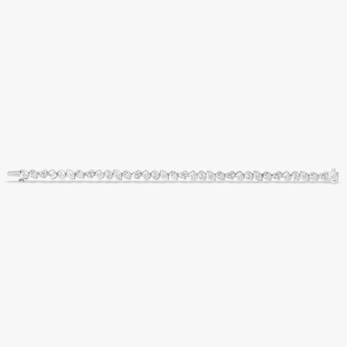 Bezel Set Pruitt Mixed Multi Shape Tennis Bracelet 7.23 ctw
