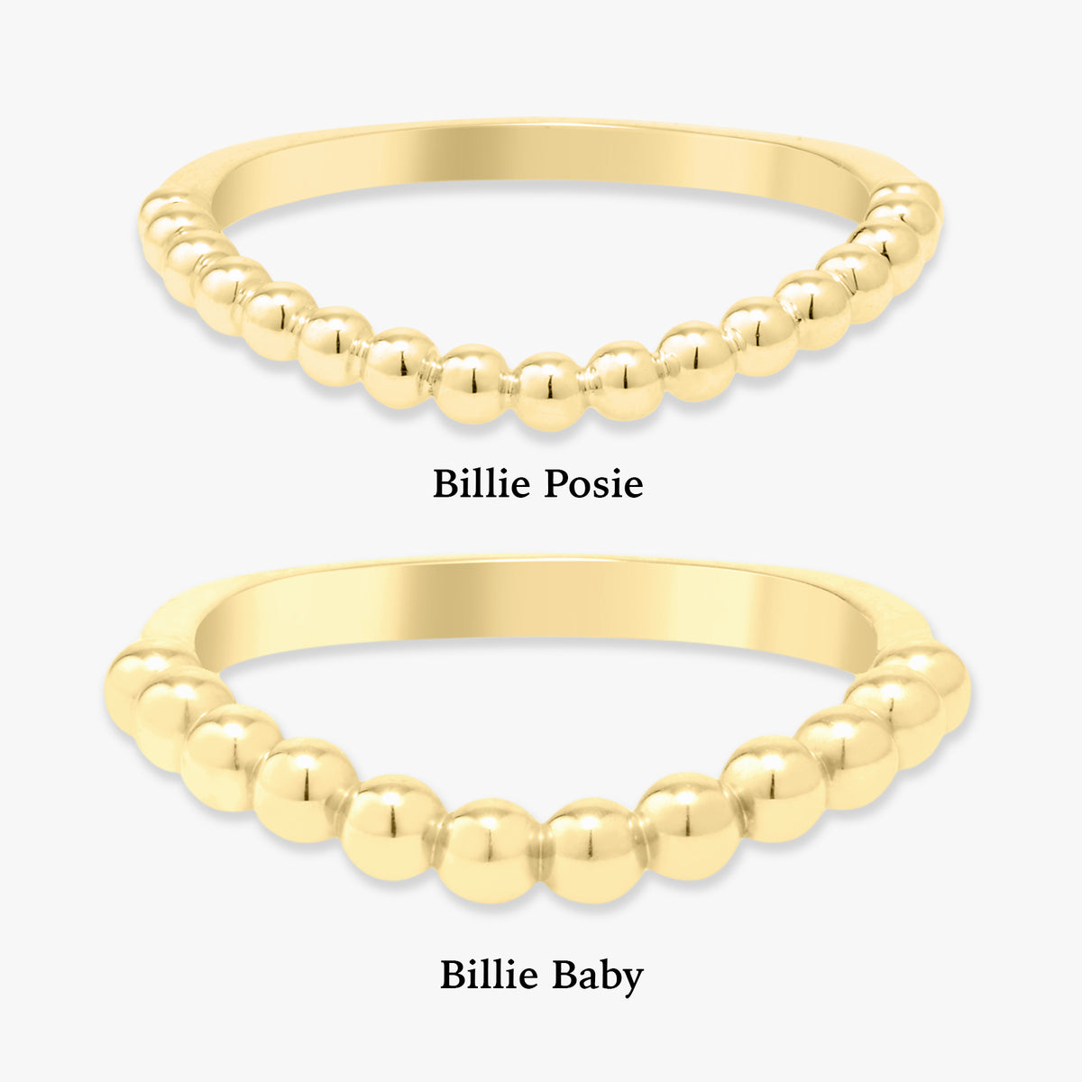 Posie Billie Beaded Band (Curved)