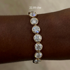 Bixi Bezel Diamond Tennis Bracelet 14 ctw & 22.89 ctw
