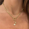 Blanco Pave Diamond Music Note Charm